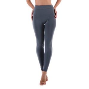 Fleece-Lined Leggings in Grey
